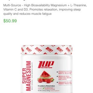 1UP Nutrition Super Magnesium Supplement